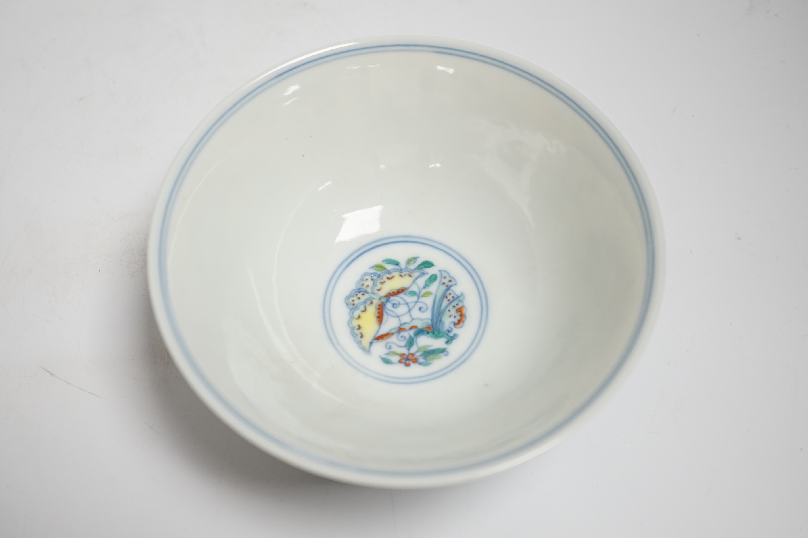 A Chinese Doucai bowl, 13.5cm